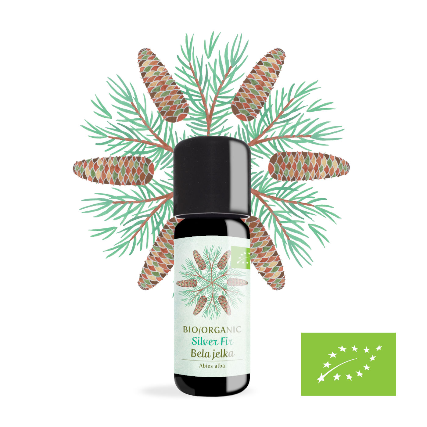 Ekološko eterično olje Bela jelka