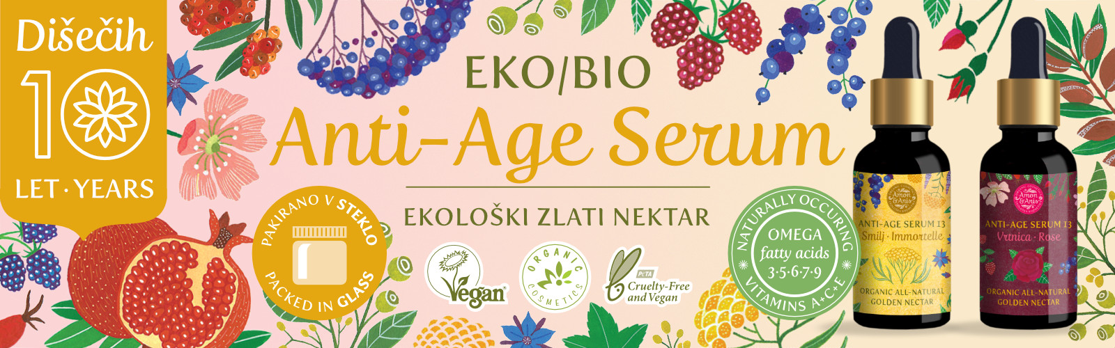 AmonAnis eko-bio naravni anti-age serum