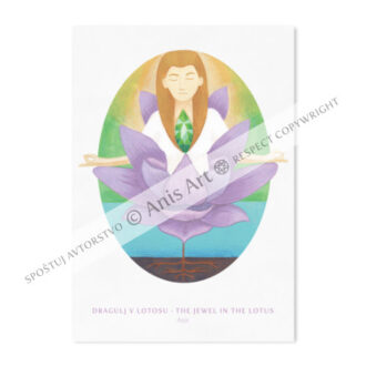 Inspirativna kartica - Dragulj v lotosu