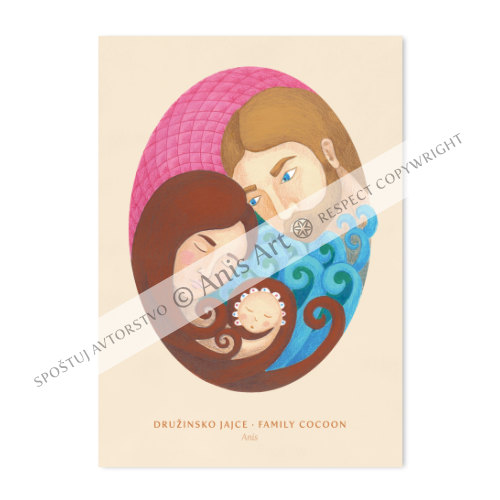 Inspirativna kartica - Družinsko jajce