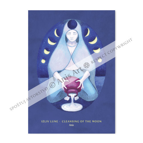 Inspirativna kartica - Izliv lune