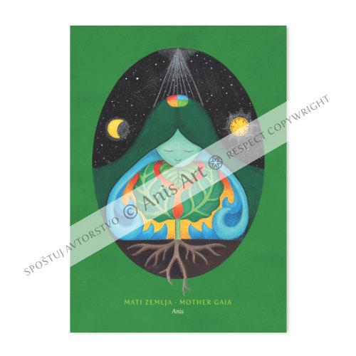 Inspirativna kartica - Mati Zemlja