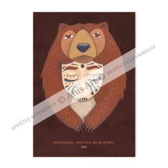 Inspirativna kartica - Medvedka