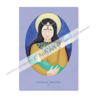 Inspirativna kartica - Svečenica