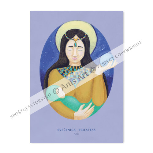 Inspirativna kartica - Svečenica
